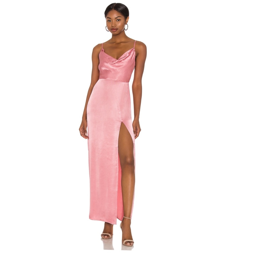 Nbd Lila gown pink maxi dress cocktail